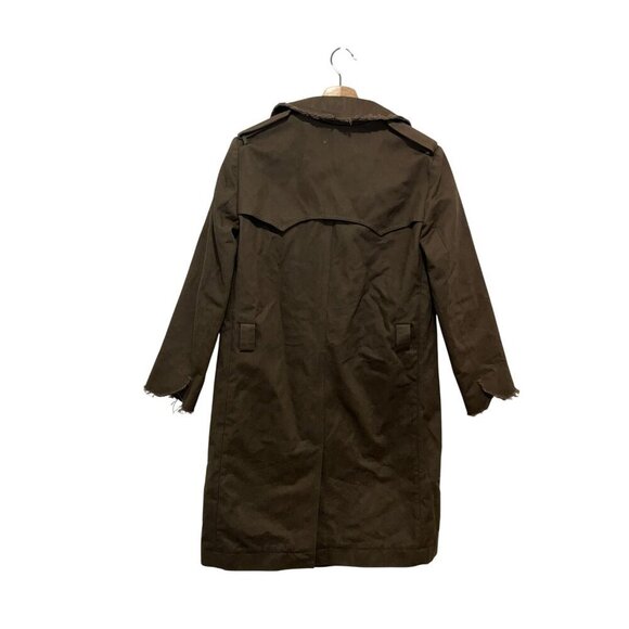 Zadig & Voltaire Green  Trench Coat Women's Size S Small (MRSP $850) - Picture 2 of 8